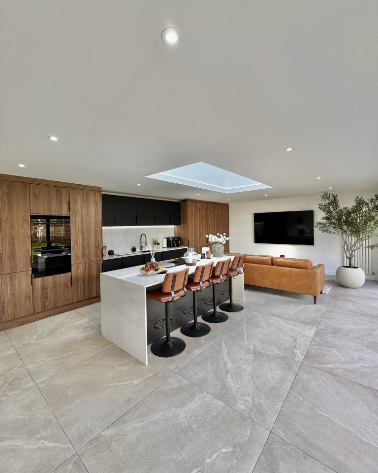 Open-plan kitchen living
