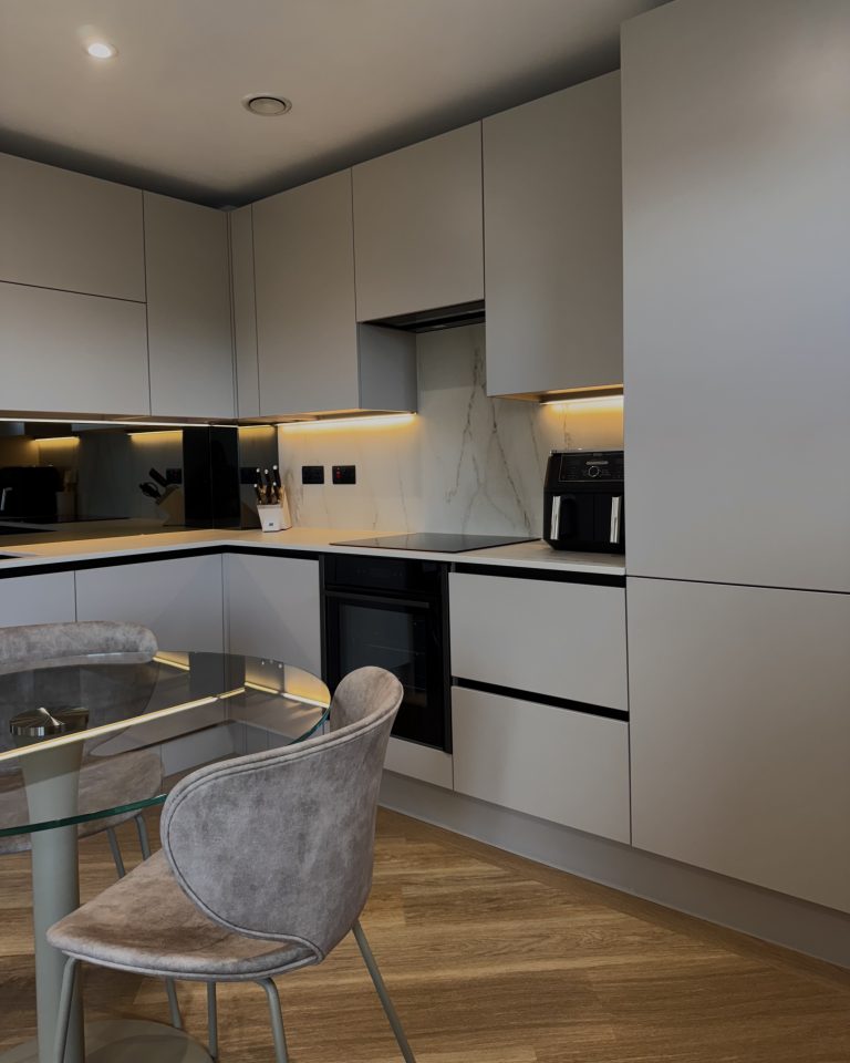 Grey modern kitchen