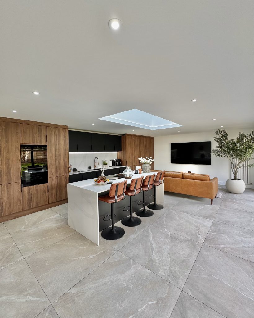 Open-plan kitchen living