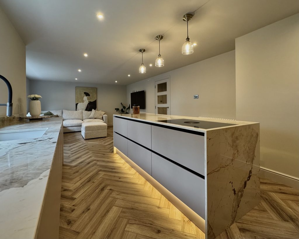 Open-plan kitchen living