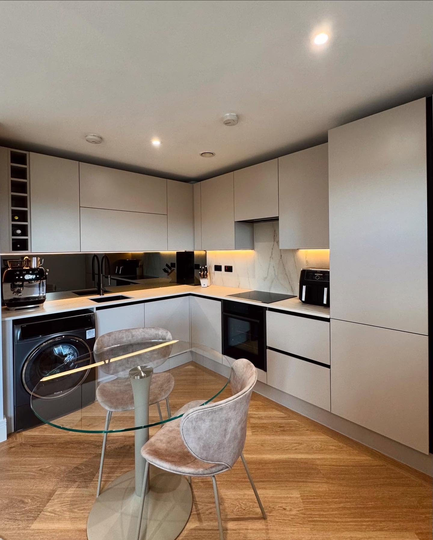 Grey modern kitchen