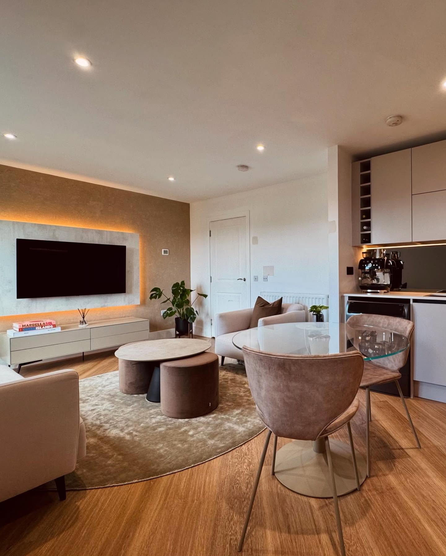 Cozy modern living room