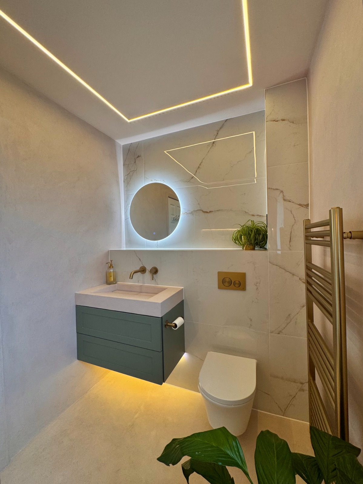 Pink Microcement Bathroom Case Study